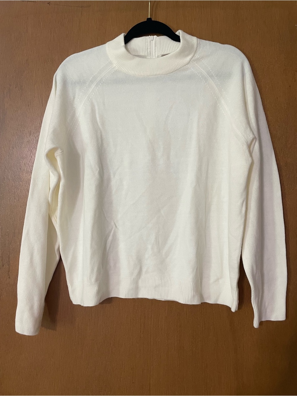 White Stag Cream and Black Knit Sweater